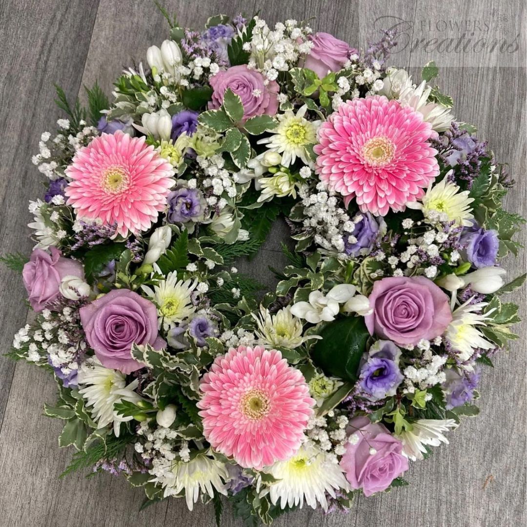 Floral Wreath Pink